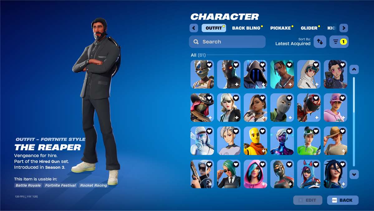 продажа аккаунта к игре Fortnite